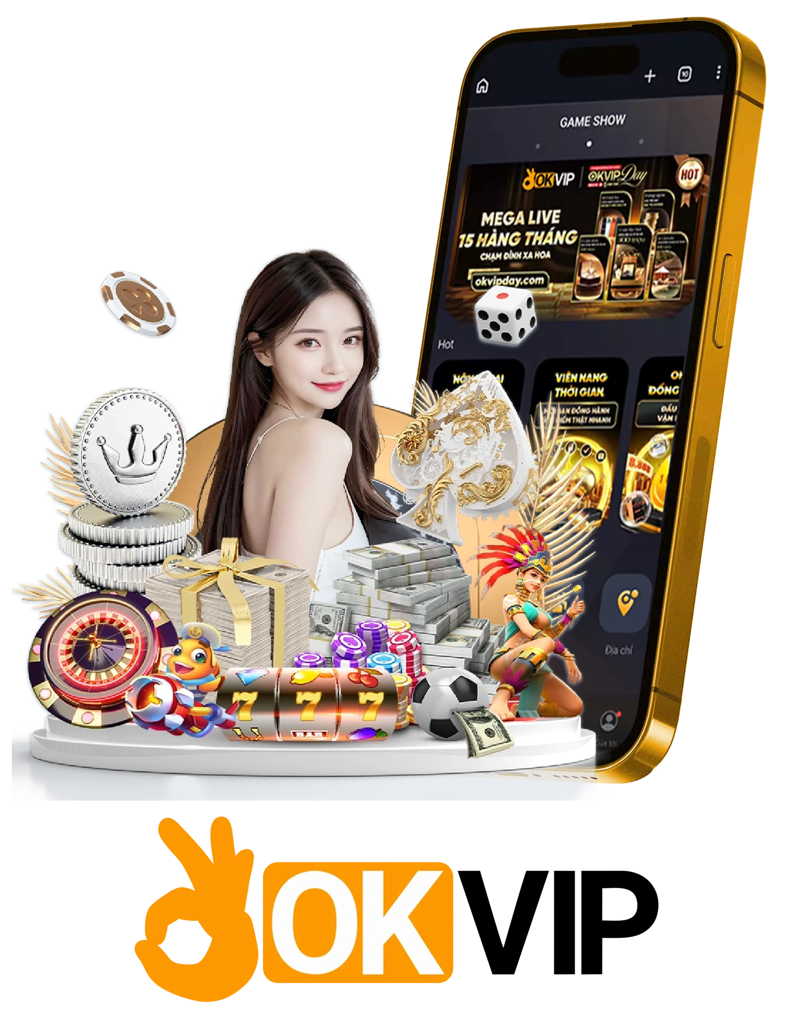 Hướng dẫn truy cập Okvip trên thiết bị di động
